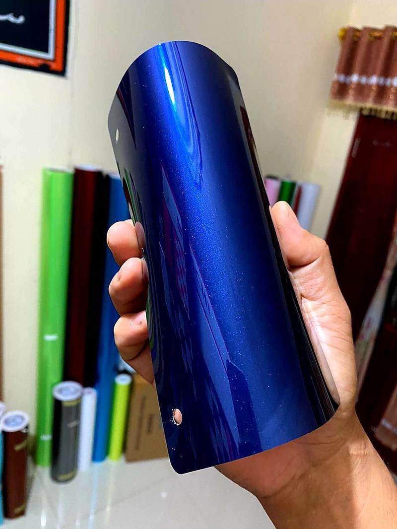 Product Introduction of Stiker skotlet motor hitam lembayung biru sticker moomlight blue glossy premium stiker pet fanci 6