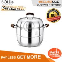 Gambar [COD] BOLDE Super PAN SS 304 Stainless Steel STEAMER/ mengukus Alat PerAlatan Kitchenware dari BELILAGICOID INDONESIA Kota Administrasi Jakarta Barat 1 Tokopedia