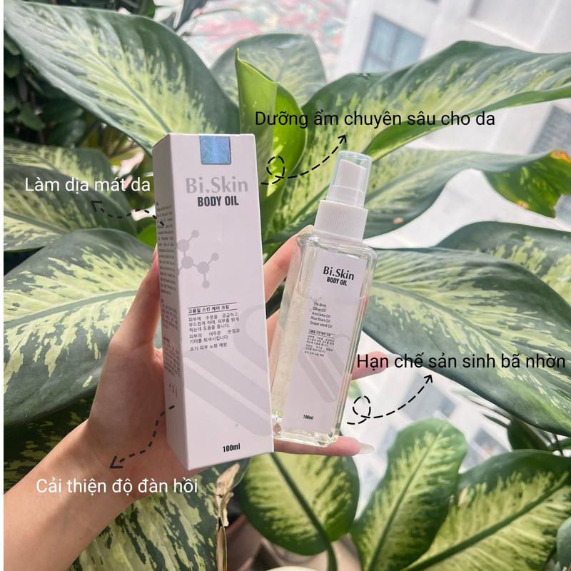 Body Oil Bi.Skin 5% BHA - Dưỡng Ẩm Da 100ml - B8 2