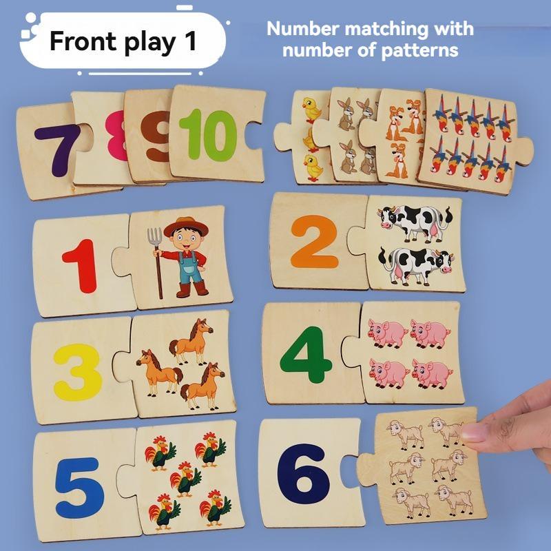 Number Matching Game, 1 Box Number Decomposition Educational Toy, Arithmetic Teaching Aid Toy, Educational Toy for Kids, Gift for Boys & Girls 2