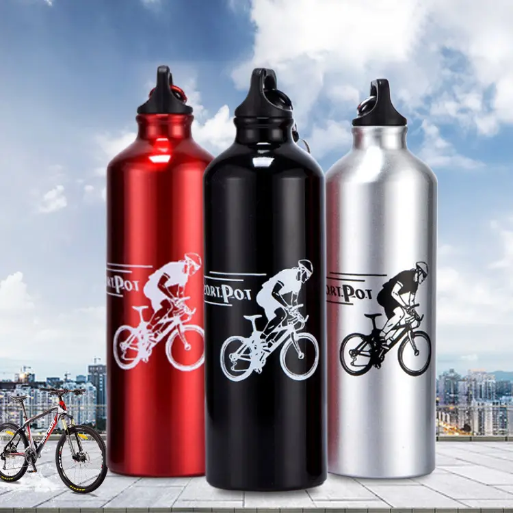 Swazsdk 750ml Insulation Flask Leak Proof Acid Resistance Exercise Supplies Runners Hikers Metal Water Flask Bottle with Carabiner for Bicycle