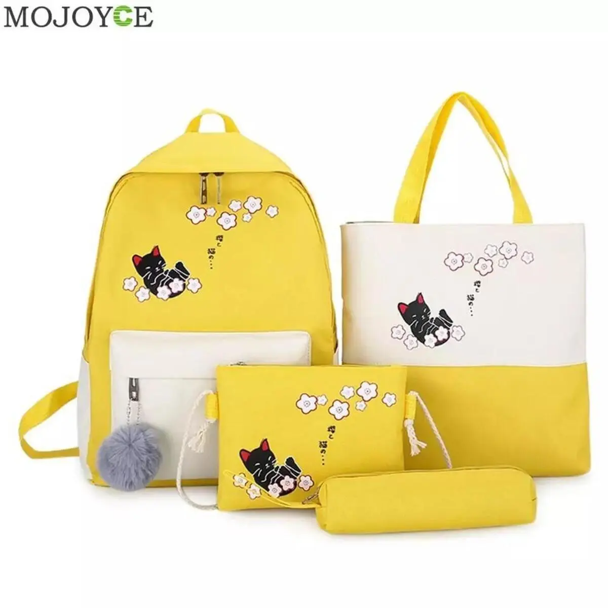 Tas Ransel wanita murah 1 Set korean Tas punggung cewek remaja korea Fashion Tas Backpack Haura