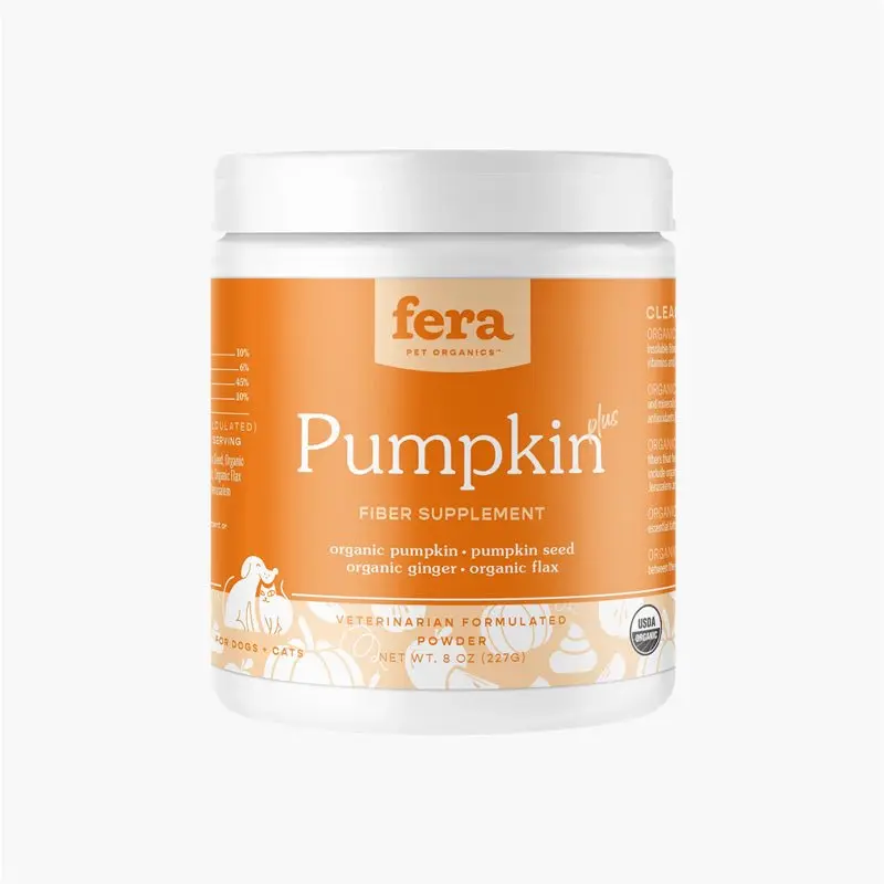 Fera Pet Organics - Pumpkin Plus Fiber Support For Dogs and Cats