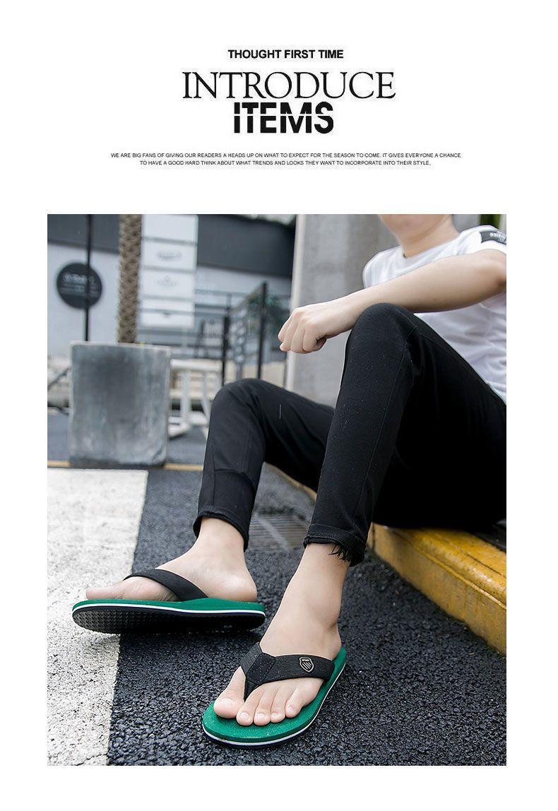 Product Introduction of Dép Xỏ Ngón Mùa Hè Cho Nam, Thời Trang, Đế Dày, Không Trơn Trượt, Đế Mềm, Cá Nhân Hóa, Chống Mài Mòn, Thích Hợp Cho Các Hoạt Động Ngoài Trời Và Bãi Biển Đế Bằng Đồng 17