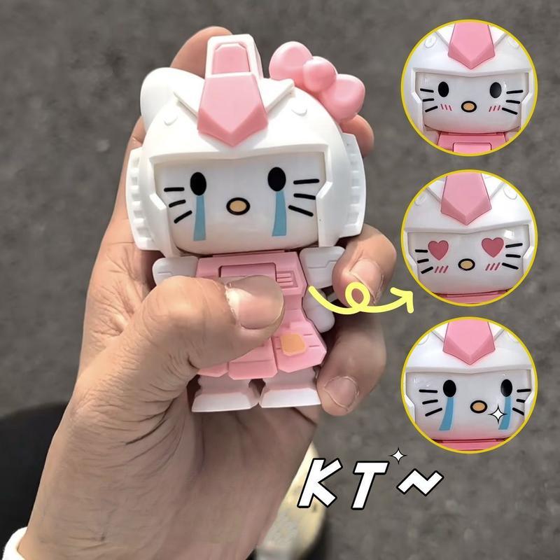 Dễ thương thay đổi khuôn mặt búp bê căng thẳng đồ chơi VCC