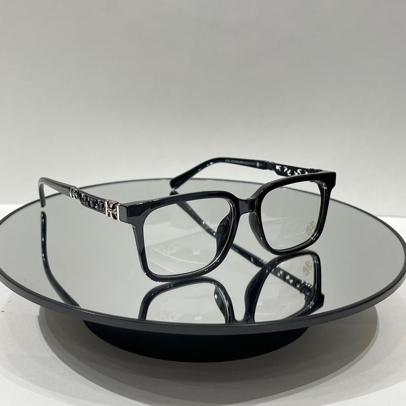 Gọng kính thời trang CHR dáng mắt vuông thiết kế hoa văn độc đáo,sắc nét.Hot trend 2023 Gọng kính bao trọn tròng Hình chữ nhật Mắt Kính Women kinh vuong chrome
