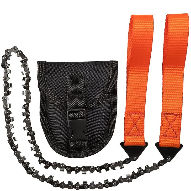Portable Survival Chain Saw Chainsaws Emergency Camping Hiking Tool Pocket Hand Tool Pouch Outdoor Pocket Chain Saw 3