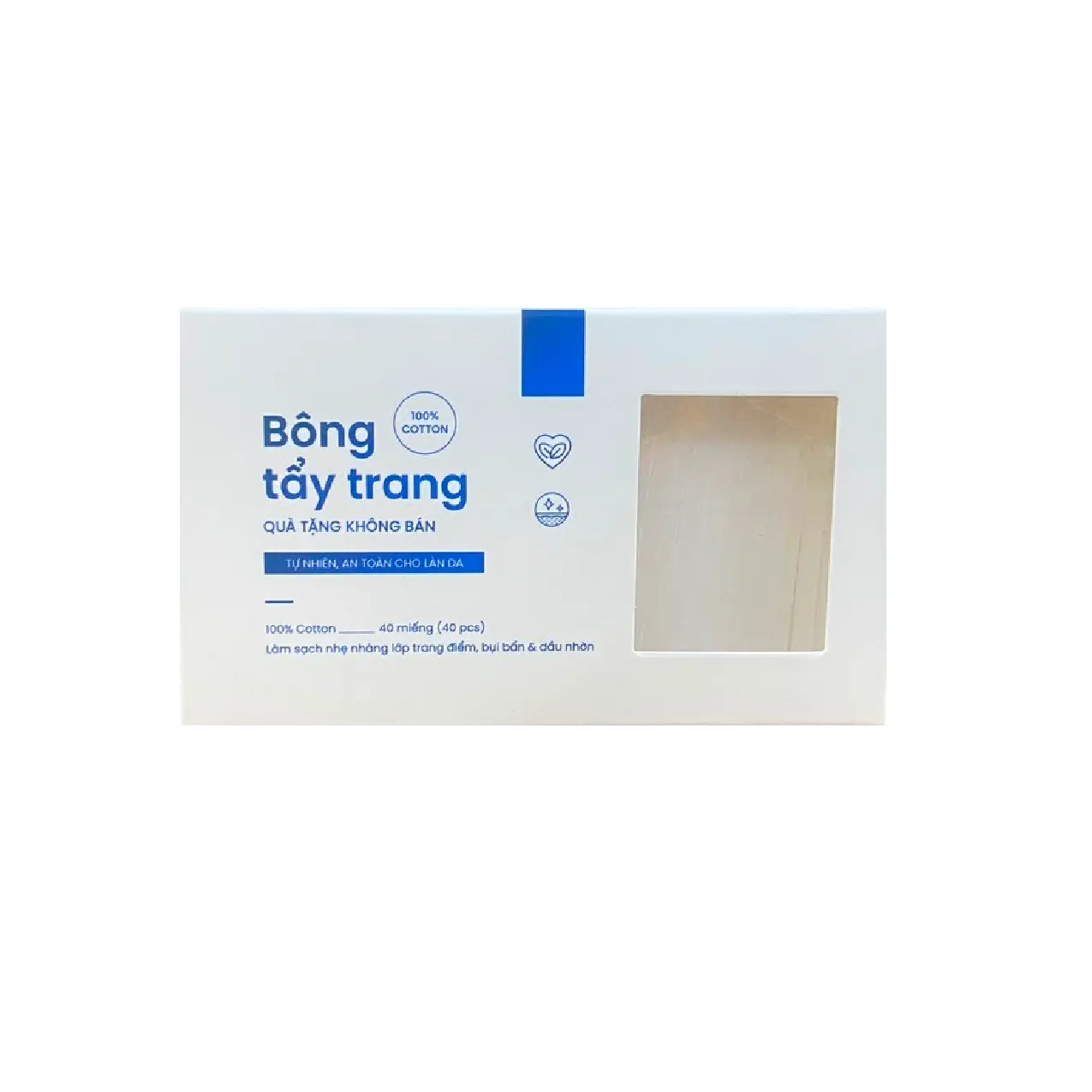 [QUÀ TẶNG KHÔNG BÁN] Bông Tẩy Trang Từ Hảo 40m