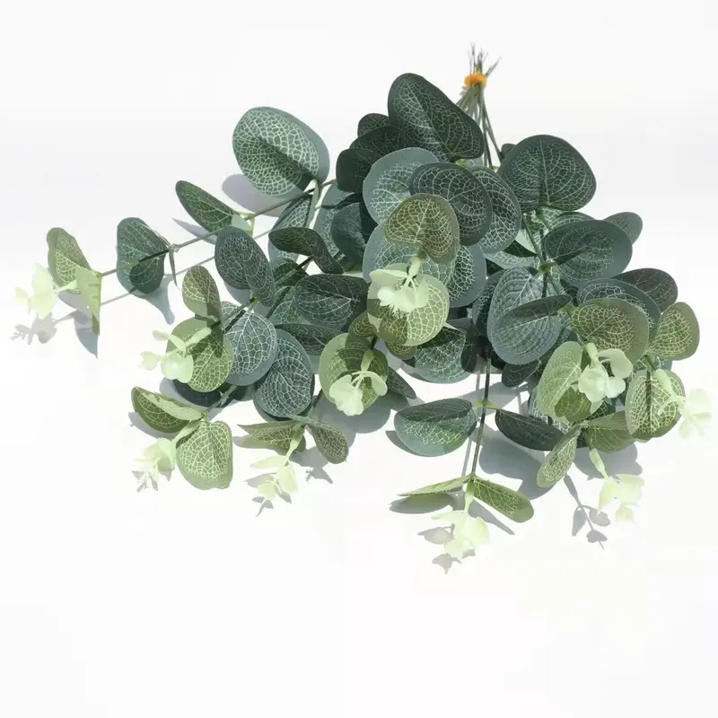[COD] Zeita - 1pc - DAUN DOLLAR BUNGA PLASTIK PALSU MURAH ARTIFICIAL DEKORASI HIAS 7