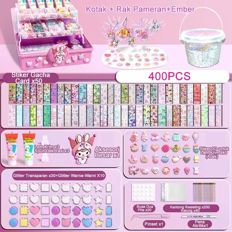 400Pcs-Pink