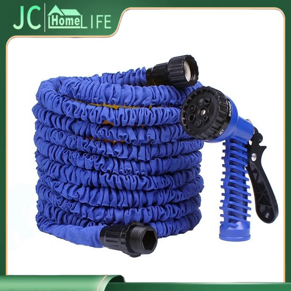 50FT-150FT Expandable Magic Flexible Garden Water Hose Plastic Hoses Pipe With Spray Gun To Watering