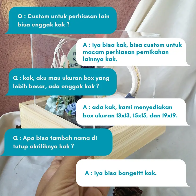 Tempat Cincin Kalung & Gelang Lamaran Pernikahan 4
