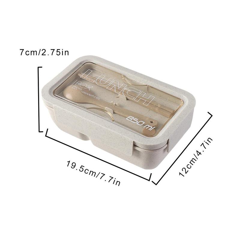Product Introduction of 1pc Bento Box Leakproof Lunch Containers Cute Lunch Boxes For Spoon/Chopsticks Dishwasher I5X9 0