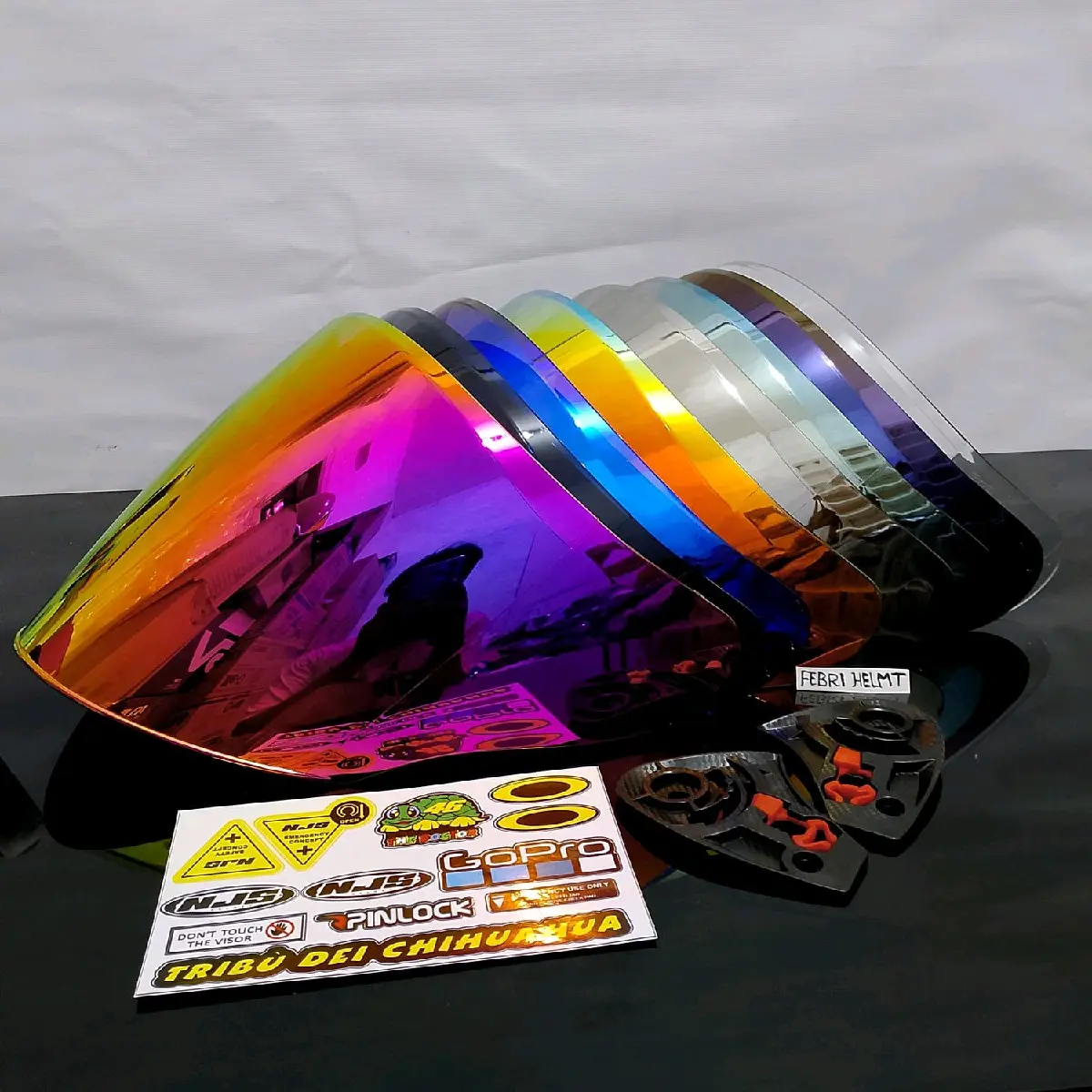 Kaca Visor Njs Kronoz Pnp Free stiker