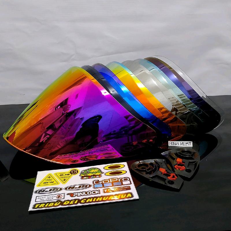 Kaca Visor Njs Kronoz Pnp Free stiker 0