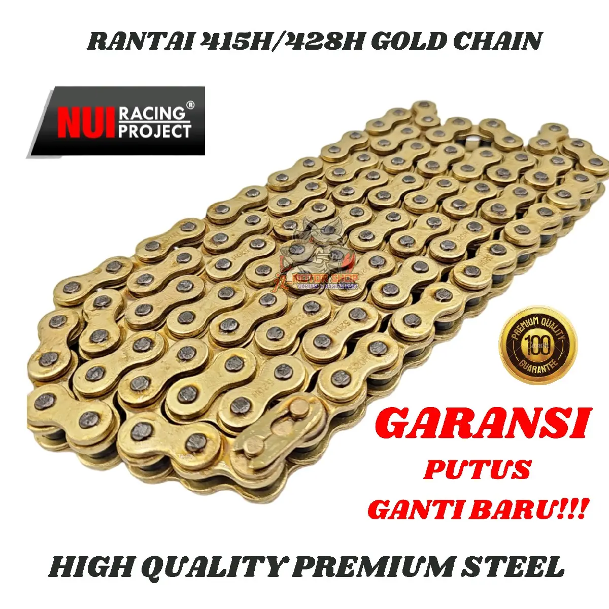 RANTE RANTAI GOLD EMAS 428 415 H 110 120 130 MATA - RANTE GOLD RANTAI EMAS 428 415 H 110 120 130 L LIVE Outdoor Sepeda