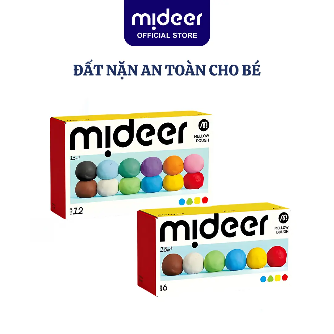 Đất nặn an toàn cho bé hữu cơ không dính tay Mideer Mellow Dough