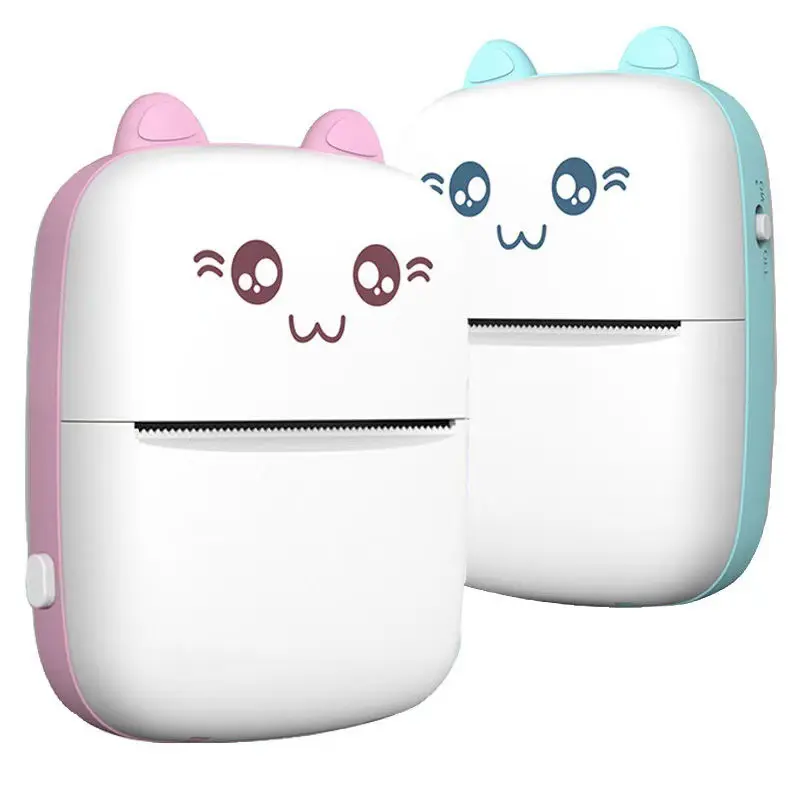 Wireless Thermal Printer for Mobile Phones, Smart Inkless High-Definition Label and Photo Printer
