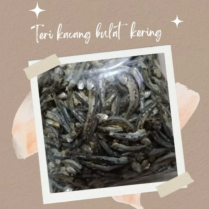 TERI KACANG BULAT KERING/ KHAS MEDAN Alami Asin Food Makanan Rumahan
