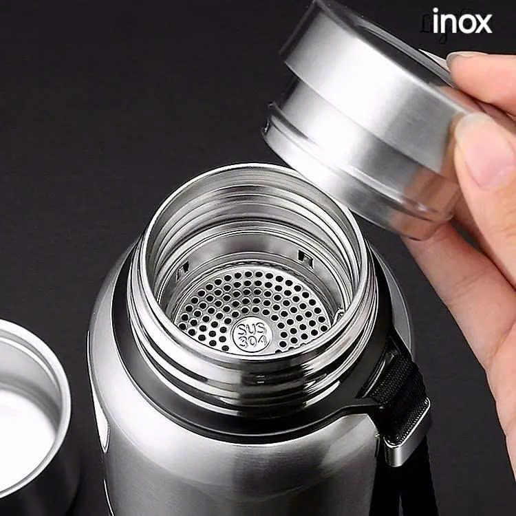 Bình Nước Giữ Nhiệt Chất Liệu Inox 304 Giữ Nóng Lạnh 24h Dung Tích 750ml - 1000ml - 1500ml 6