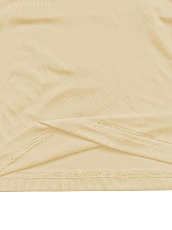 Women's Plain Cowl Neck Tank Top, Casual Sleeveless Cropped Top for Summer, Ladies Clothes for Daily Wear 8