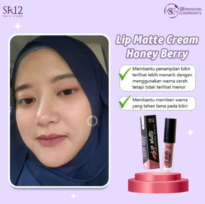 LIP CREAM MINI SR12  TAHAN LAMA DAN ANTI AIR 1