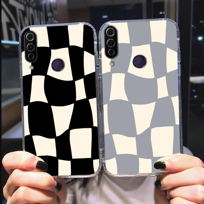 Ốp lưng Vsmart Joy 1 / Joy 1 Plus / Joy1+ / Joy 2 Plus / Joy2+ / Joy 3 họa tiết caro đen trắng đẹp thể thao cute giá rẻ