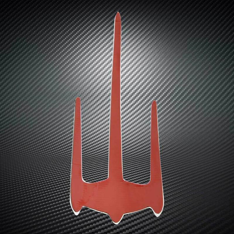 Motorcycle ABS Front Fender Lid Trim Mudguard Tip Accent For Yamaha XVS650/1100/1300 V-Star, XV1600/1700 Road Star, XV1900 Stratoliner/Roadliner; Honda VTX 1300/1800, Goldwing GL1800 F6B 8