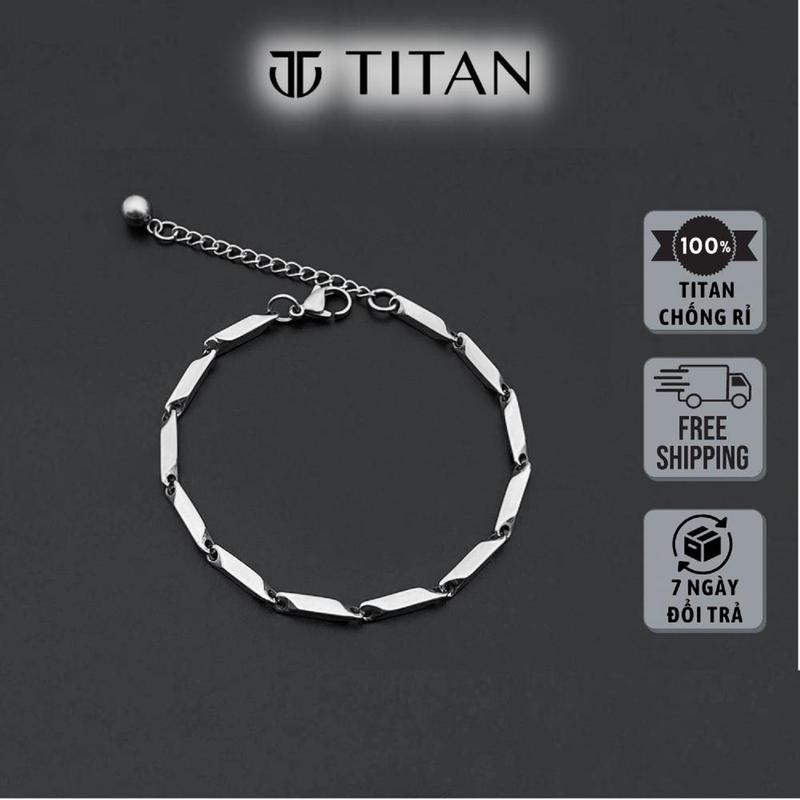 Vòng tay nam nữ sợi thanh mảnh, lắc tay titan cặp đôi đeo rất phù hợp, vòng tay Titan Shop bạc nam nữ chất liệu không gỉ Phụ Kiện Đeo Tay vòng đeo tay không