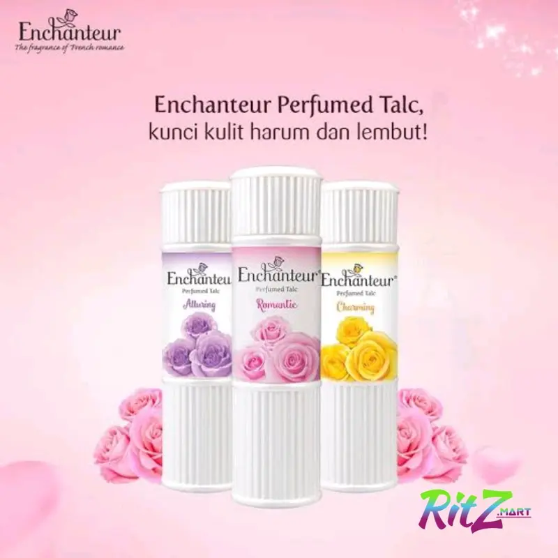 Enchanteur Perfumed Talc Bedak Parfum 200gr 2