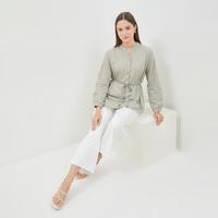 Gambar Geela Official - Alesya Dark Green Tunic (G.1751) | Tunik Wanita - hijau, s dari Geela Fashion Kab. Boyolali 5 Tokopedia