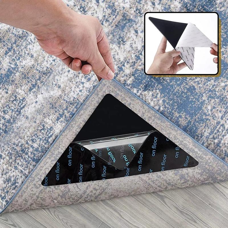 Trekords@4Pcs Double Sided Rug Pads Triangular Design Washable - TikTok ...