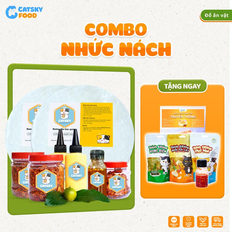 DEAL SỐC Combo [Nhức Nách] Ruốc Tép Khô Hành Phi Hương Vị Đậm Đà, Bơ Trứng Không, Đồ Ăn Vặt Snack Food Chua Cay Nước Sốt Gia Vị tóp mỡ bánh tráng phơi sương