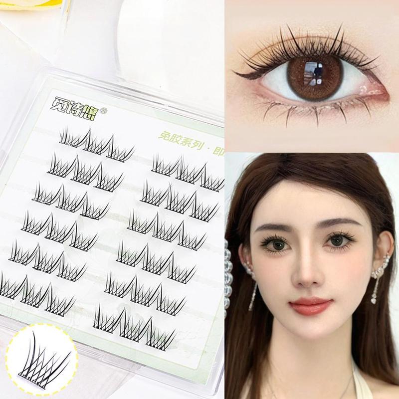 Product Introduction of 【No Need Glue!】glue-free Eyelashes Extension Self-Adhesive Reusable Softer Lashes False Eyelashes Makeup 30