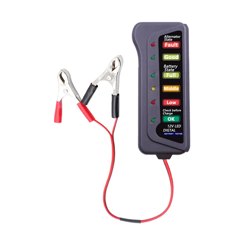 Electric car car battery tester battery capacity testing meter 12v16v24v discharge meter measuring instrument