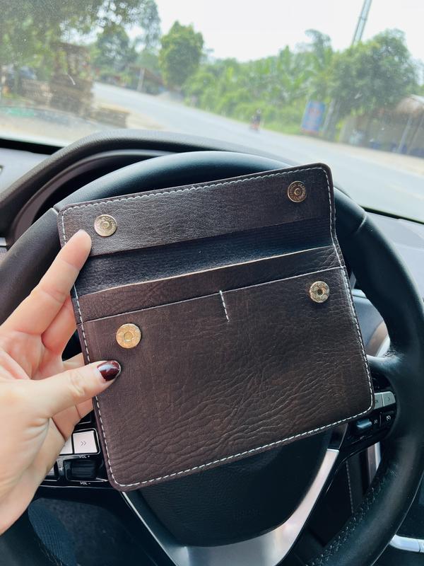Ví da đựng đăng kiểm ô tô, Ví để giấy tờ xe ô tô Nam Wallet