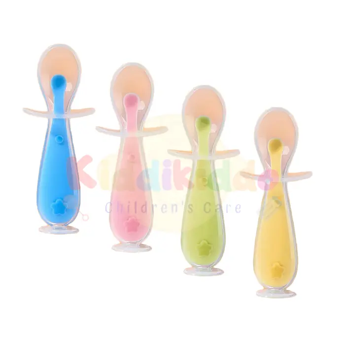 Kiddikiddo Sendok Anti Sedak Alat Makan Anak Bayi Perlengkapan Makan Bayi Training Spoon