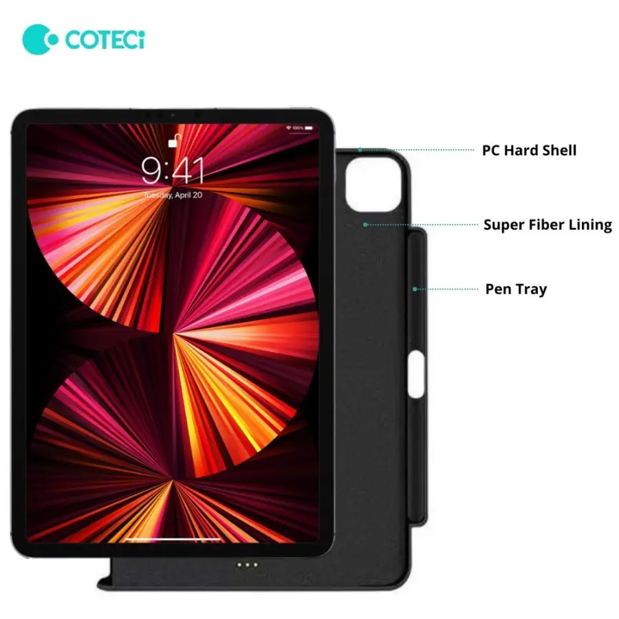 Case back cover buddy magic keyboard pen hold for ipad pro 11 air 4 5 ipad air 6 11inch M2 2024 Casing