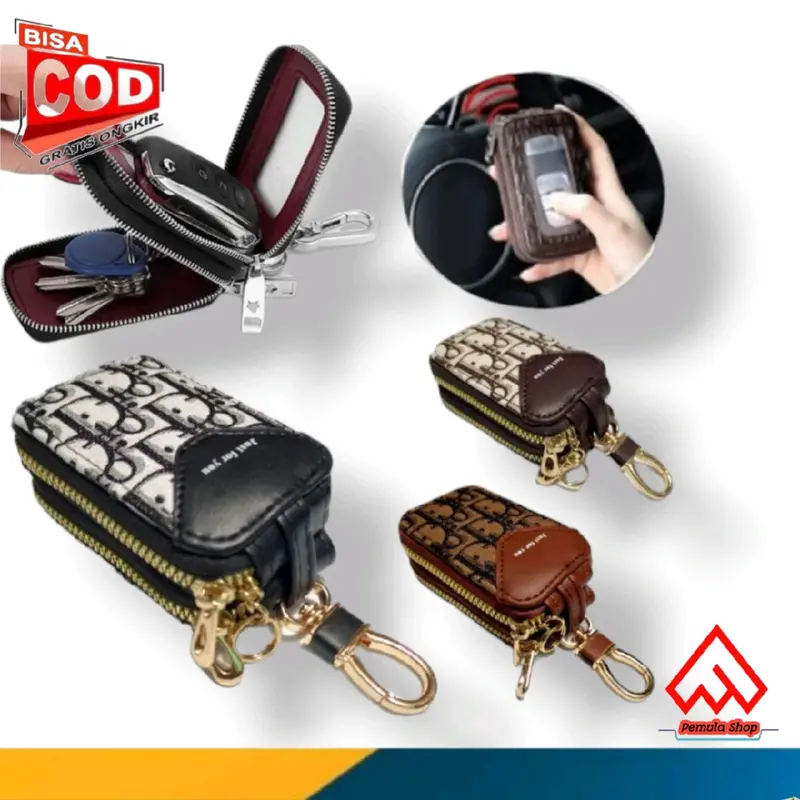 Gantungan kunci impor Dompet stnk mobil motor tranfaran model baru 0