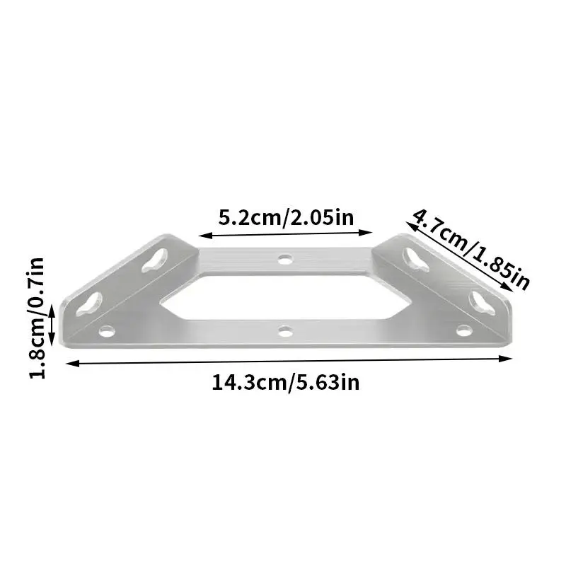 Stainless Steel Angle Bracket, Universal Angle Code, Furniture Bracket Joint, Suitable for Furniture Tables, Chairs, Beds and Cabinets 1
