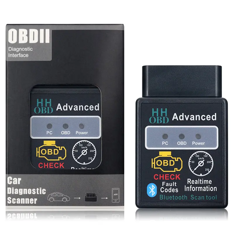 HH OBD V2.1 Epistar Bluetooth Automotive Fault Detector ELM327 OBD2 Car Diagnostic-Tool Wireless Scanning Tool For a Variety Of Car Models