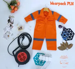 Wearpack PLN Wearpack PLN Bayi Anak Newborn Photoshoot Clothes Kostum Foto Kostum Karnaval