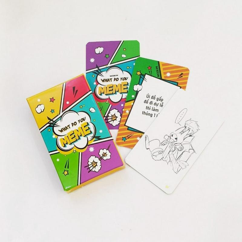 Product Introduction of Bộ Bài MEME 3 bản mới nhất, Trò chơi Boardgame WHAT DO YOU MEME hài hước lầy lội chơi cùng bạn bè 23