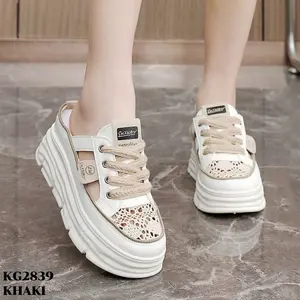 TOPSHOES Sneakers Wedges Slop Wanita Fashion Korea KG2839