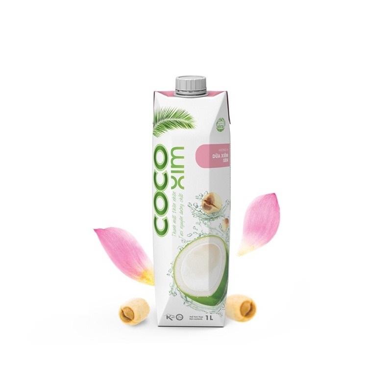 [COMBO 2 HỘP] Cocoxim Nước Dừa Xiêm Xanh / Xiêm Sen 1L 1