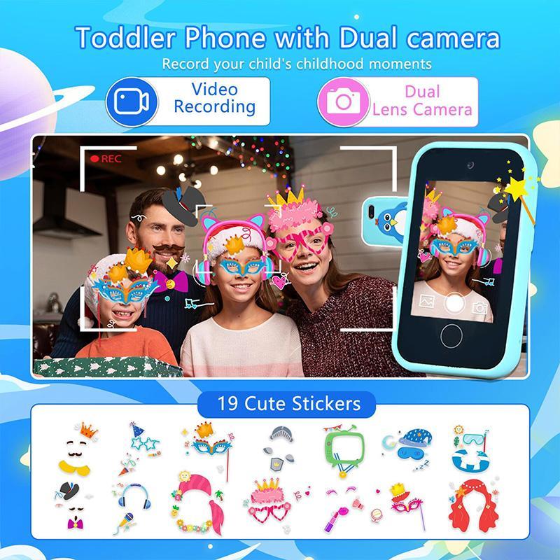 Multi-functional Smartphone, 1 Count English Word Education Reader with Music Player, Camera Video Recording, Games, Alarm Clock, for Boys and Girls 4