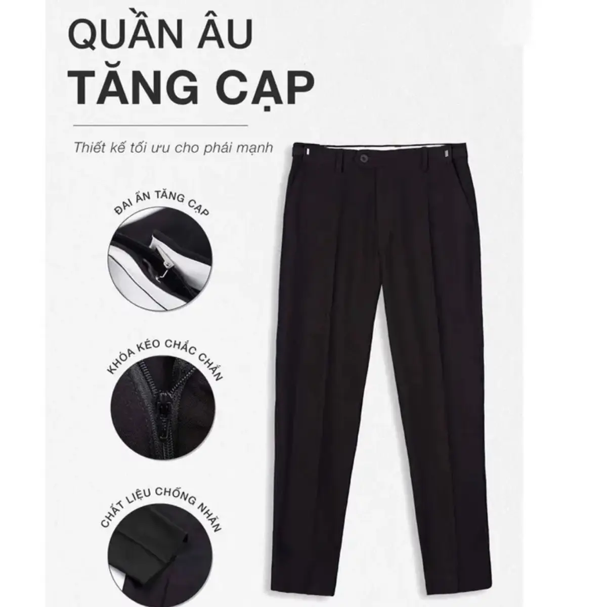 Shop Nam Luxury: Quần âu nam sidtab from dáng hàn quốc cao cấp