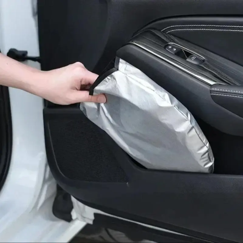 Car Sunshade, Full Cover Car Front Window Sunshade, Heat Protection UV Folding Front Window Privacy Visor Accessories for Tesla Model 3 Model Y 4