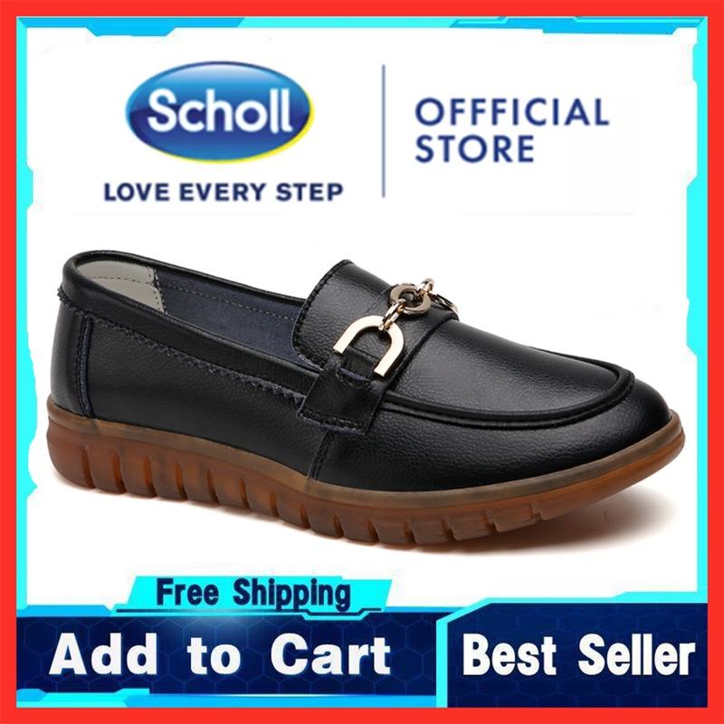 scholl women shoes Women's scholl casual leather shoes scholl ladies shoes Boat Shoes Loafers Shoes 1