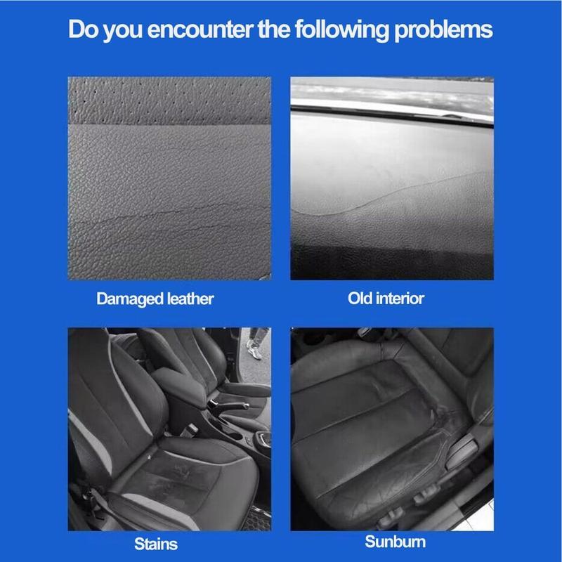 Product Introduction of High Quality Leather Maintenance Car Leather Care Refurbishing Paste Polishing Furniture Leather Cleaning Cream Durable With Sponge Leather Cleaner Car Accessories 21